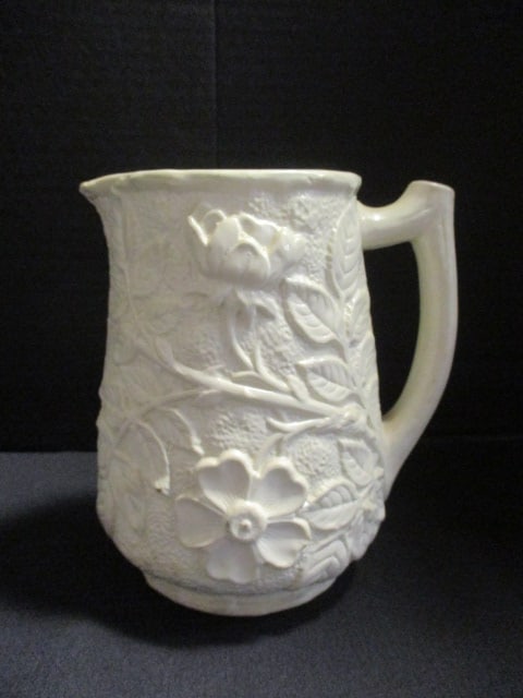 Antique Parian Majolica Pitcher (1 of 6)