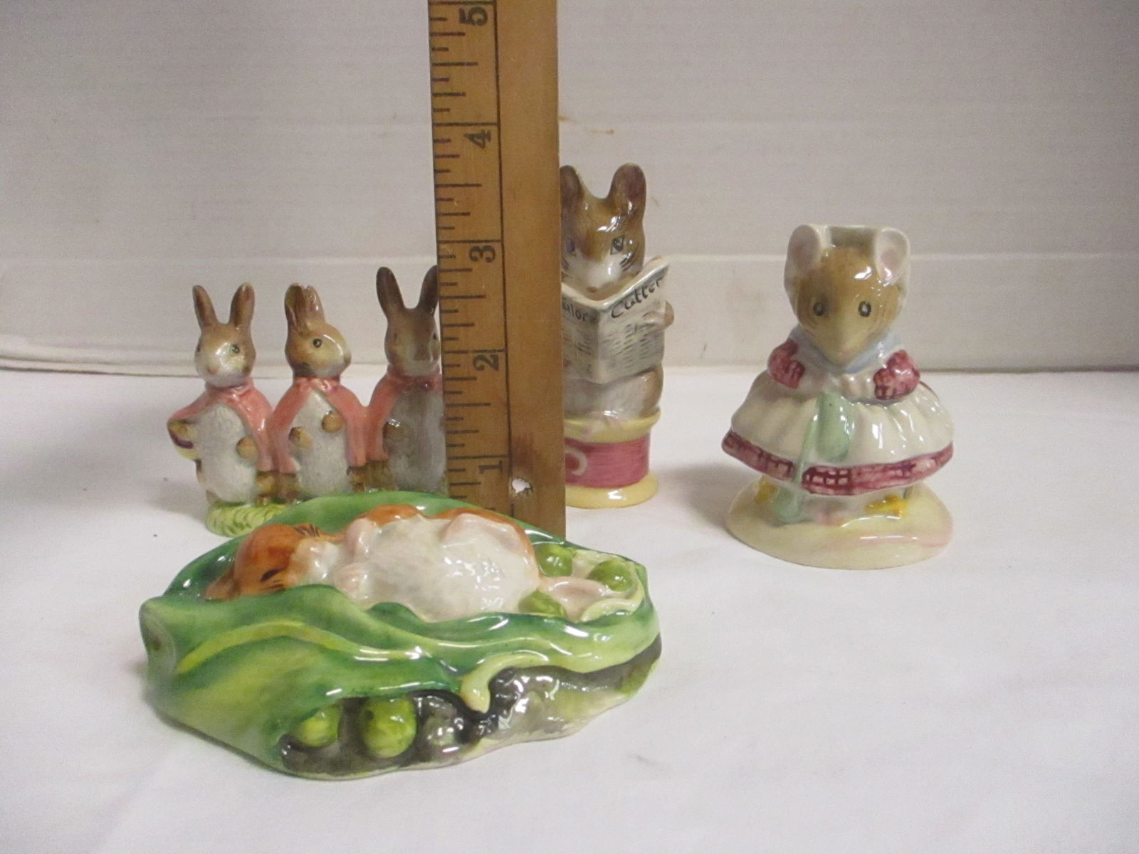 Four Beatrix Potter Porcelain Figurines - 12