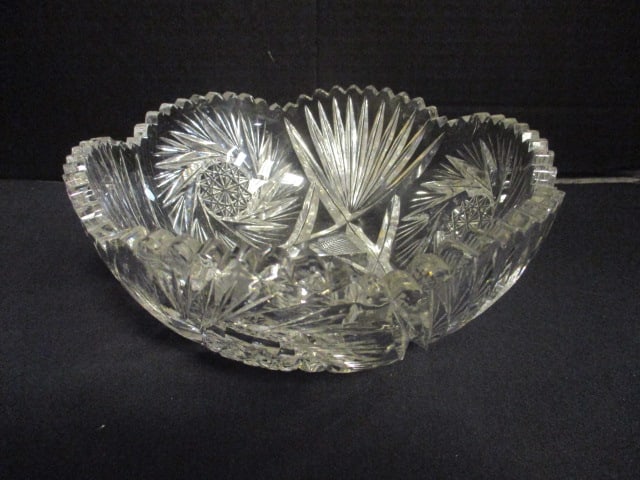 Early Cut Glass Bowl (1 of 8)
