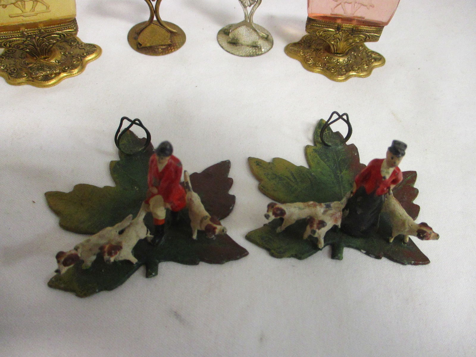 Six Vintage European Place Card Holders - 2