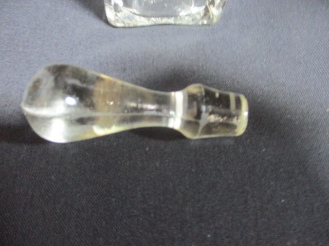 Amber Glass Pitcher, Crystal Cruet, Waterford Desk Clock Case, Orrefors Votive Holder, - 14