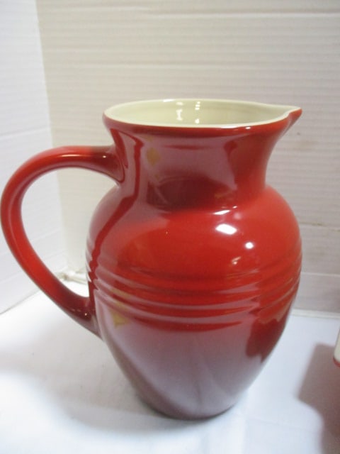 Le Creuset Cerise Pitcher and Casserole Baker - 2