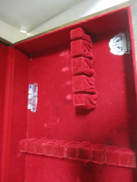 Midcentury Carved Oak Silver Chest - 3