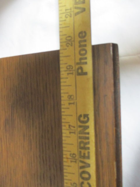 Midcentury Carved Oak Silver Chest - 8