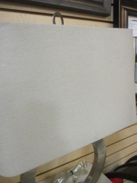 Pair of Contemporary Modern Brushed Steel Finish Table Lamps - 9