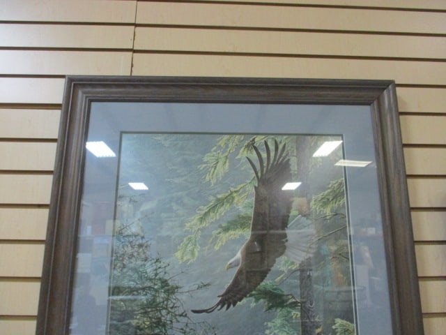 Framed and Matted "Morning Flight" by Ron Parker Print - 2