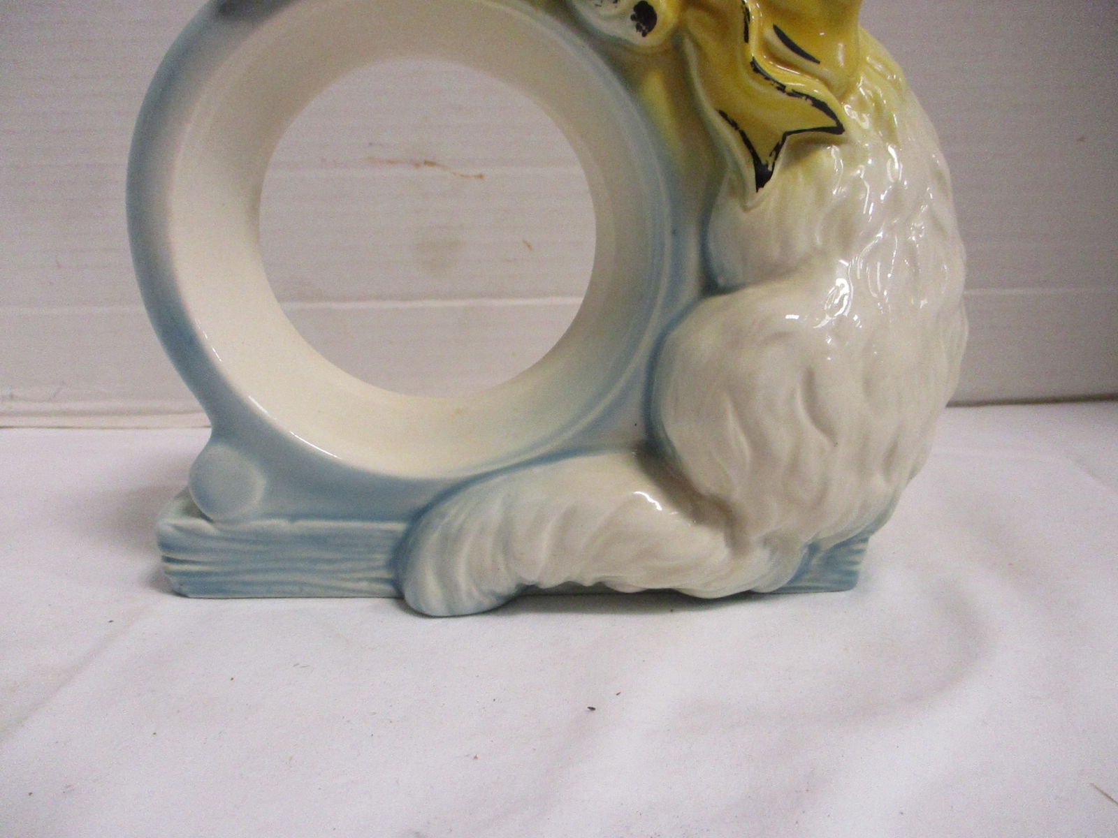 1940's Hull Pottery Kitten Clock Case - 4