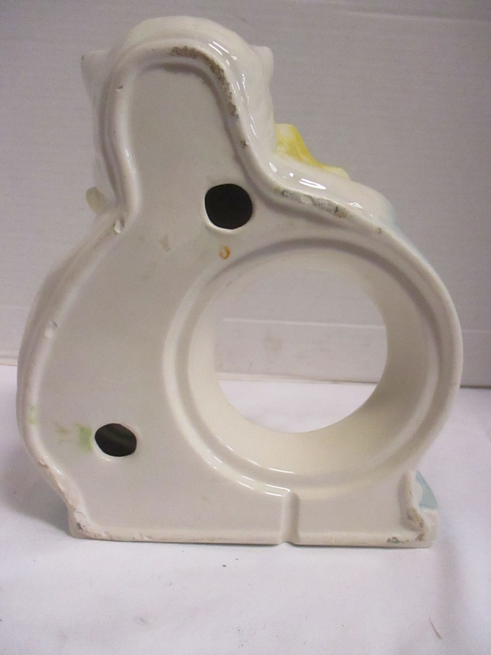 1940's Hull Pottery Kitten Clock Case - 5