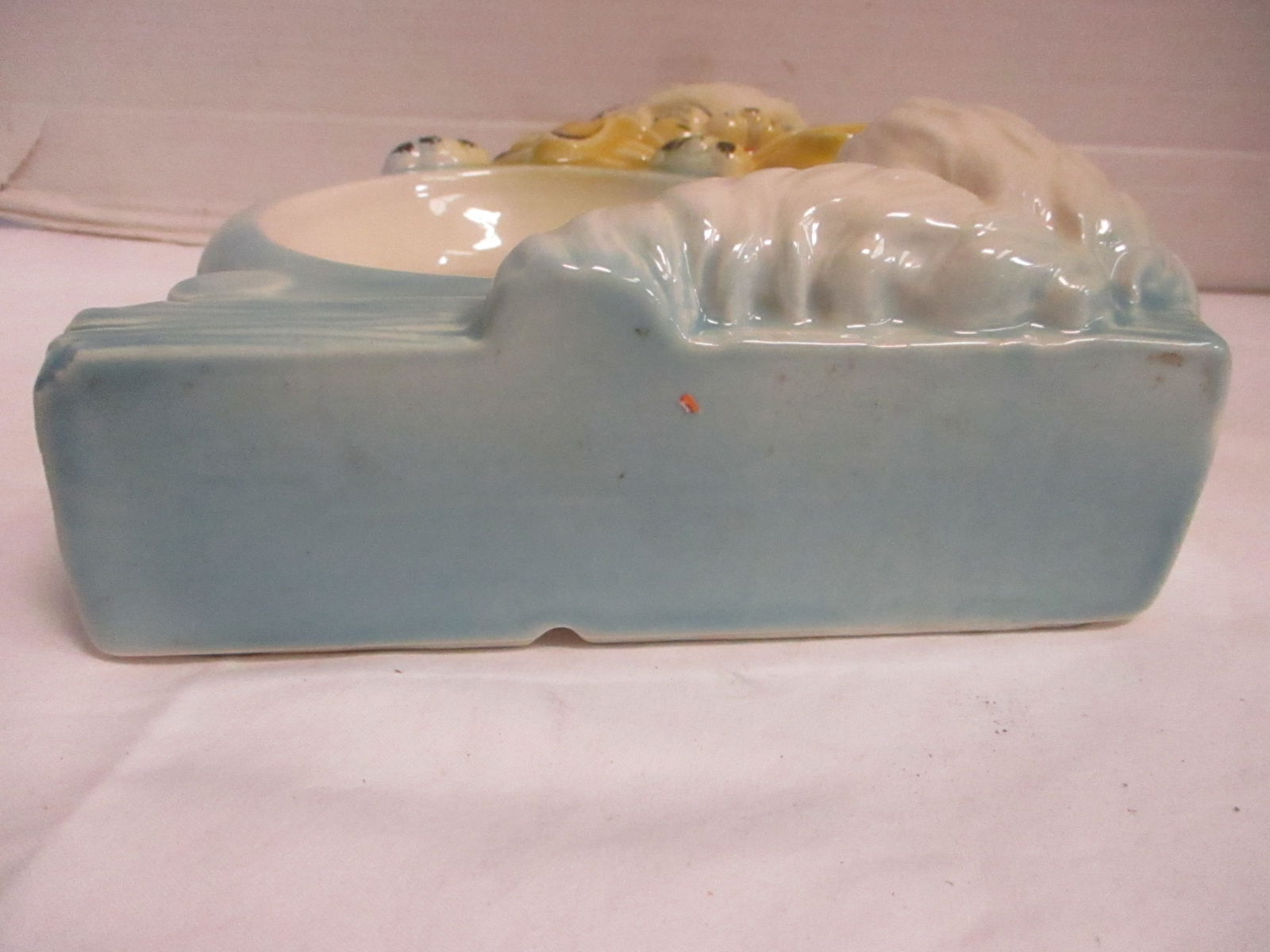 1940's Hull Pottery Kitten Clock Case - 6