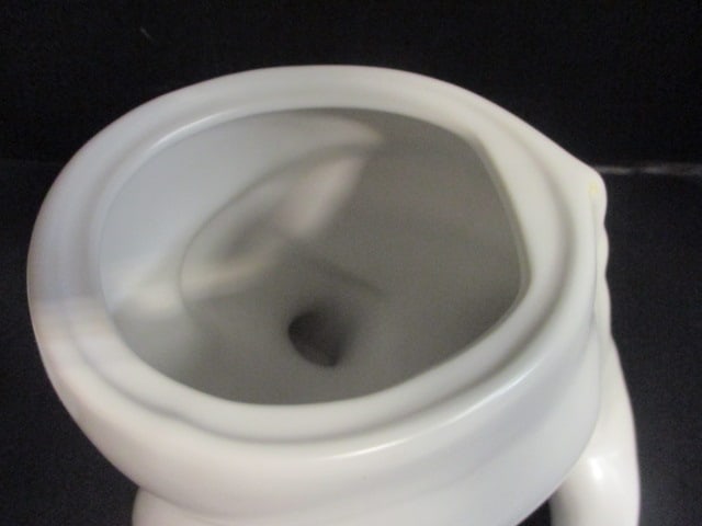 White Ceramic Dinosaur Form Cookie Jar for Target - 6