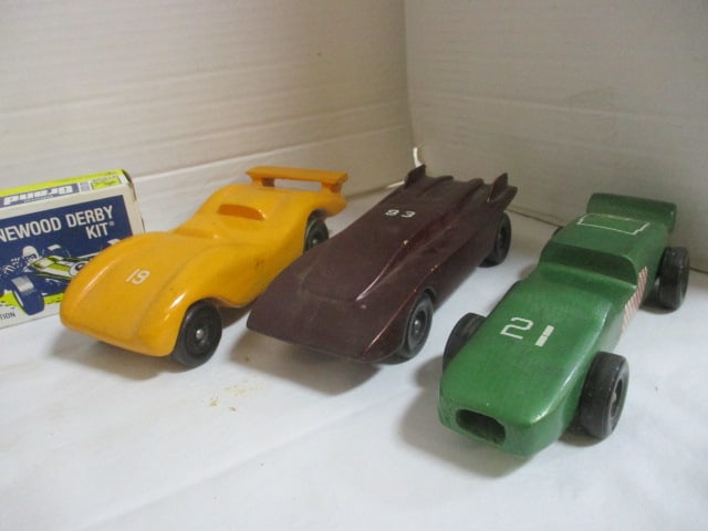 Vintage B.S.A. Pinewood Derby Cars - 2