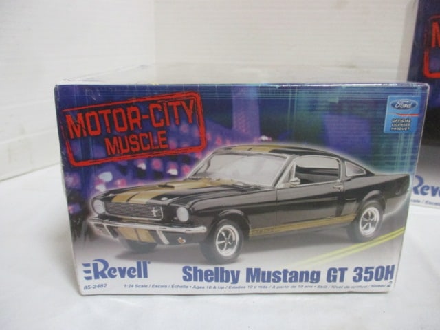 Two New Old Stock Revell Motor City Muscle Mustang Model Kits - 4