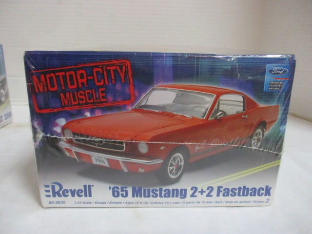 Two New Old Stock Revell Motor City Muscle Mustang Model Kits - 7