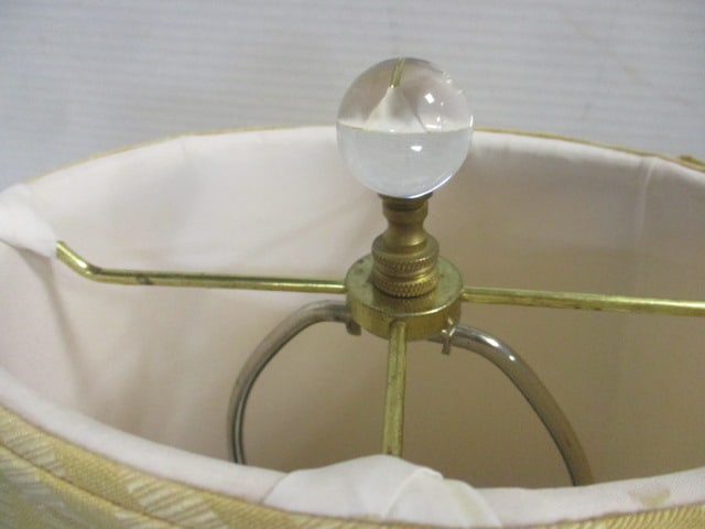 Marble Look Table Lamp - 2