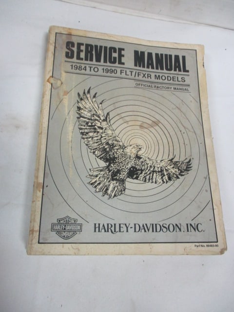 1989 Harley-Davidson Factory Service Manual for 1984-1990 FLT/FXR Models (1 of 6)