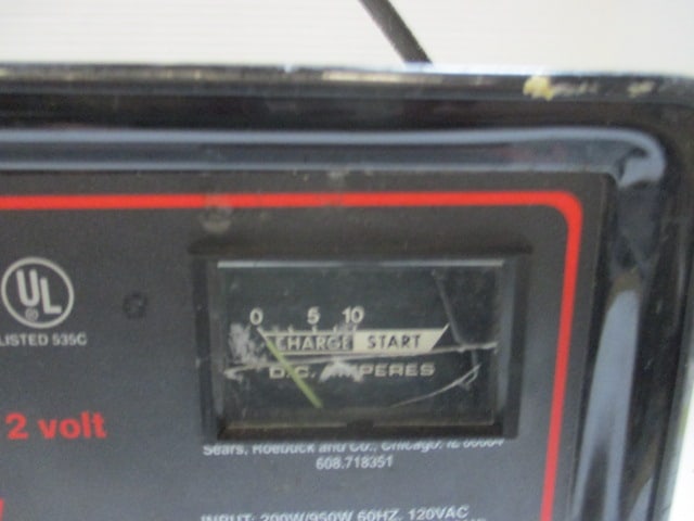 Sears 10/2/50 Amp 12 Volt Battery Charger/Starter - 4