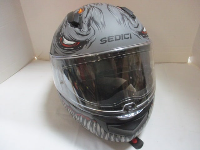 Like New Sedici Strada II Custom Vented Motorcycle Helmet: DOM 04/22 