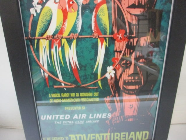 Framed Walt Disney's "Enchanted Tiki Room" Reproduction Movie Poster - 3