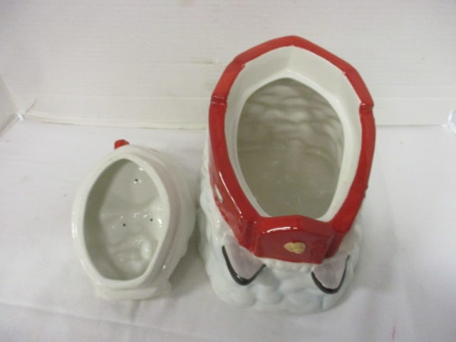 Gibson Coca-Cola Downhill Polar Bear Cookie Jar - 5