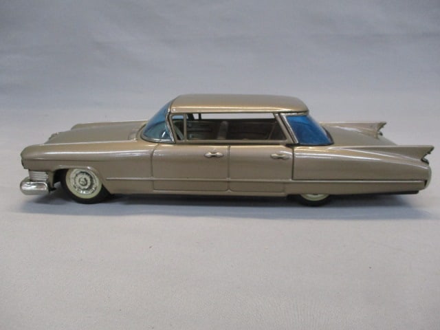 1963 Cadillac Tin Friction Toy w/Original Box By Bandai - 3