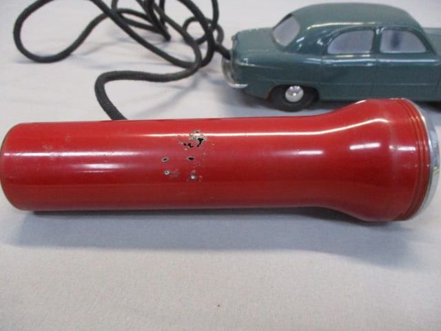 1950's Ford Remote Control Toy Car w/Original Box - 11