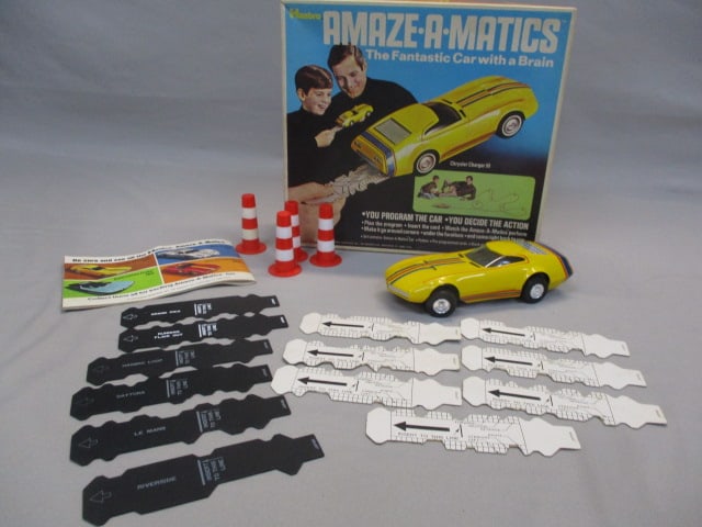 Vintage Amaze-A-Matics "The Fantastic Car With A Brain": Chrysler Charger lll By Hasbro 