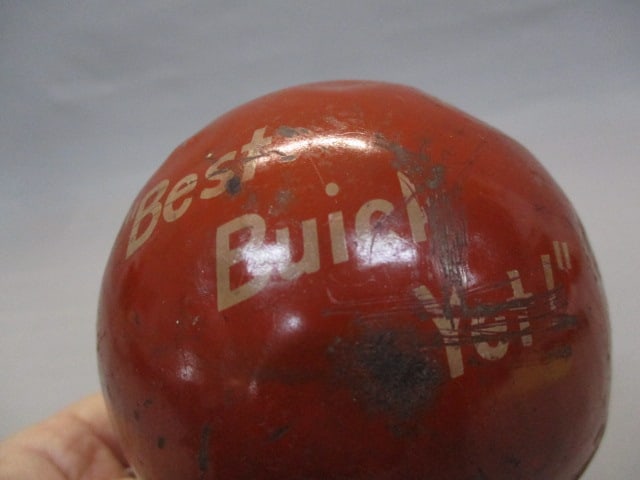 1930's Buick Fireball Eight Advertising Tin Coin Bank - 5