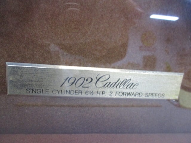 Vintage Dealship Shadow Box Wall Display 1902 Cadillac - 4