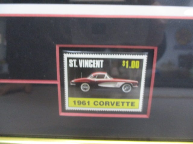 Framed & Matted Picture 1960 Chevrolet Corvette Stingray - 3