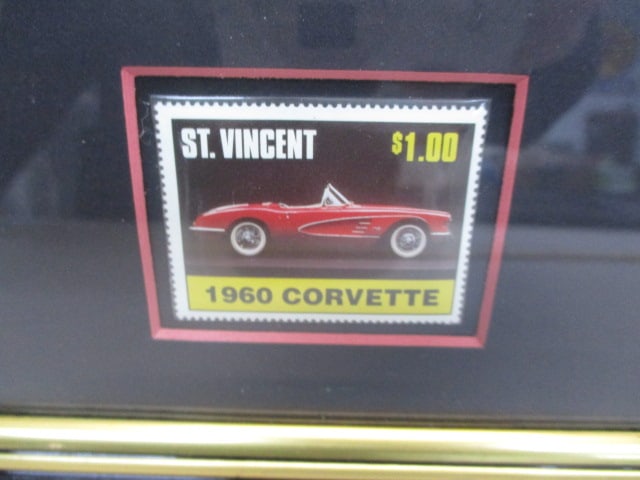 Framed & Matted Picture 1960 Chevrolet Corvette Stingray - 4