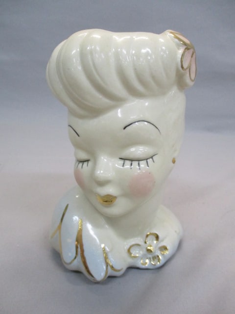 6.5 Glamor Girls Head Vase (1 of 9)