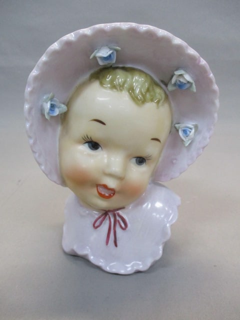 6" Ucago Baby Head Vase: .
