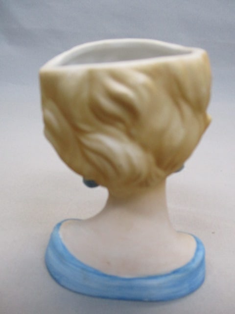 4" Lady Head Vase - 3