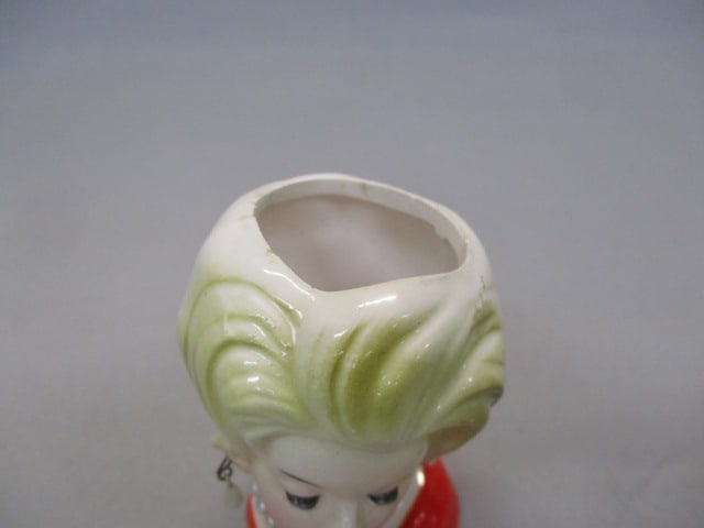 3.5" Lady Head Vase - 3