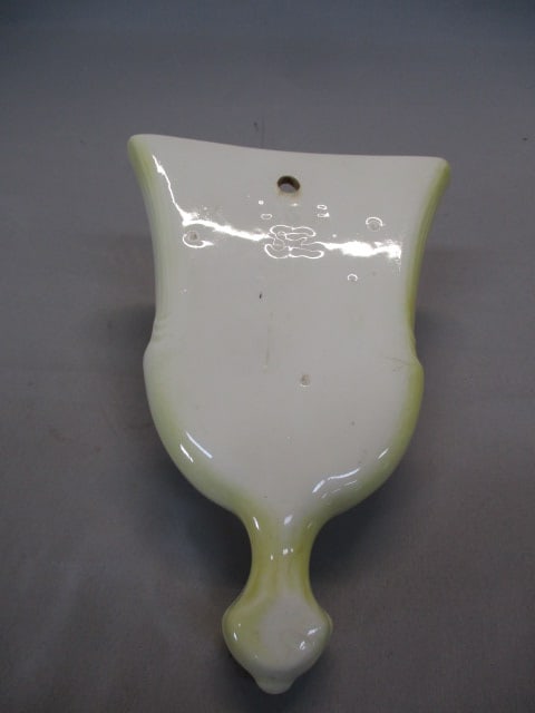 Vintage Hull Pottery #82 Wall Pocket "Sun Glow" Whisk Broom - 4