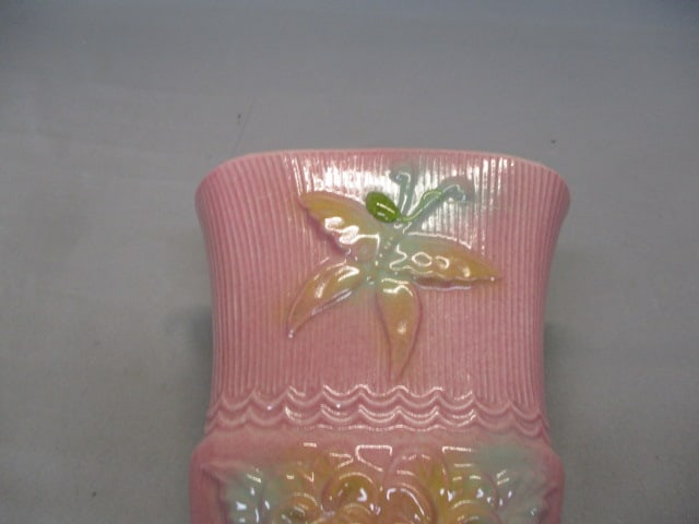 Hull Pottery #82 Pink Whisk Broom - 2