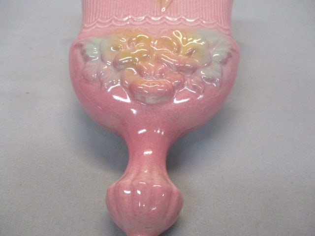 Hull Pottery #82 Pink Whisk Broom - 3