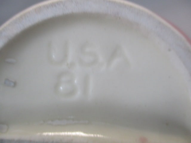 Hull Pottery #81 Pink "sun Glow" Pitcher Wall Pocket - 4