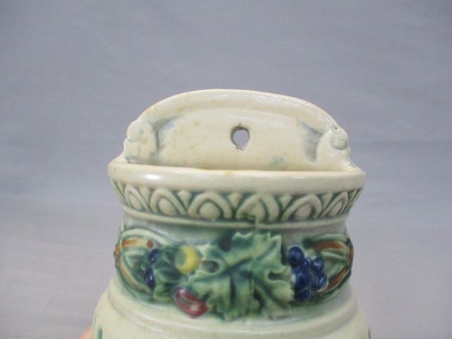 Vintage Roseville Corinthion Art Pottery Wall Pocket - 2