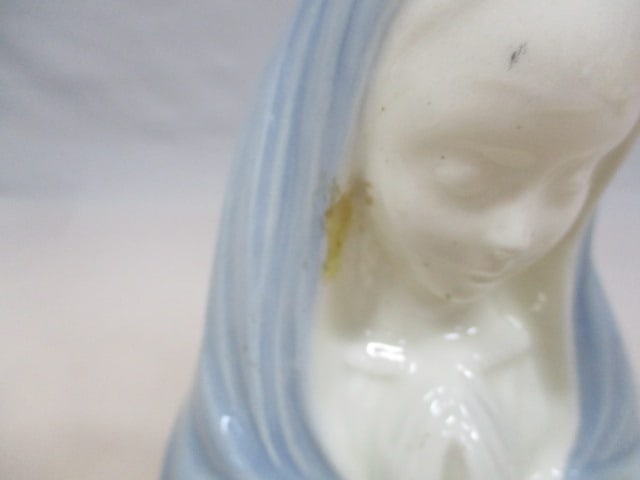Vintage Madonna and Child Planter 4" x 9" - 9