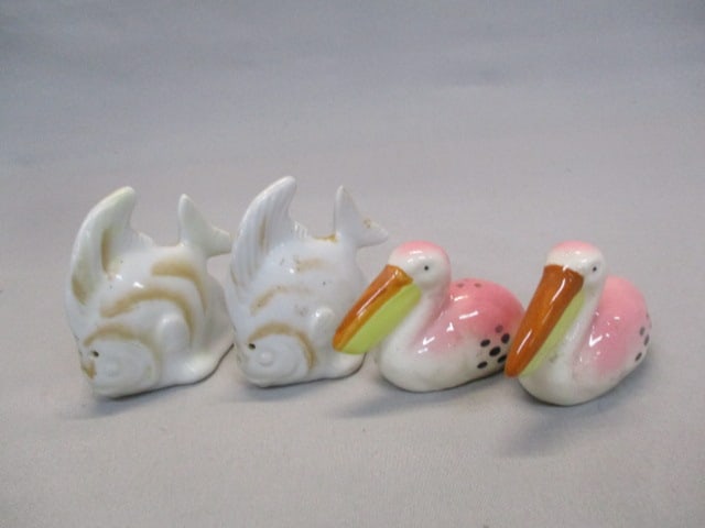 8 Vintage Salt & Pepper Holders - 4