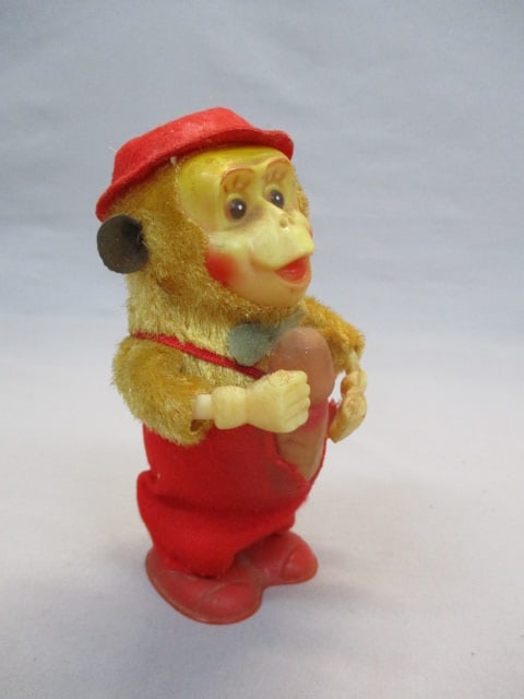 Vintage Windup Monkey Adult Novelty Toy - Works 5.5": . 