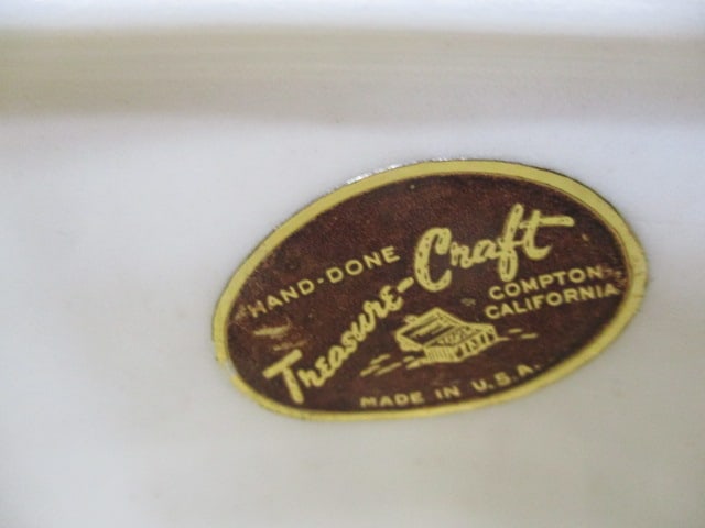 Vintage Treasure Croft Barrel Cookie Jar 10" - 5