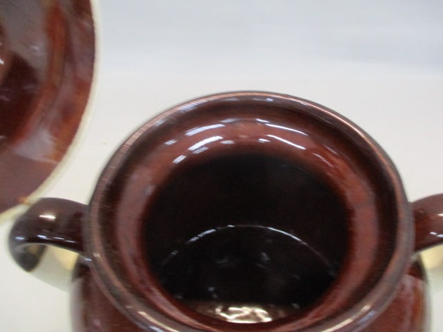 Vintage Roseville Pottery Bean Pot/Cookie Jar 8.5 - 3