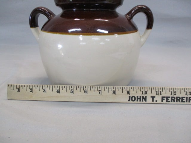 Vintage Roseville Pottery Bean Pot/Cookie Jar 8.5 - 6