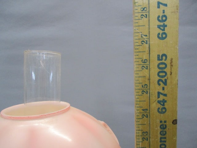 Vintage "Gone With The Wind" Embossed Lions Head Lamp 26.5" - 6