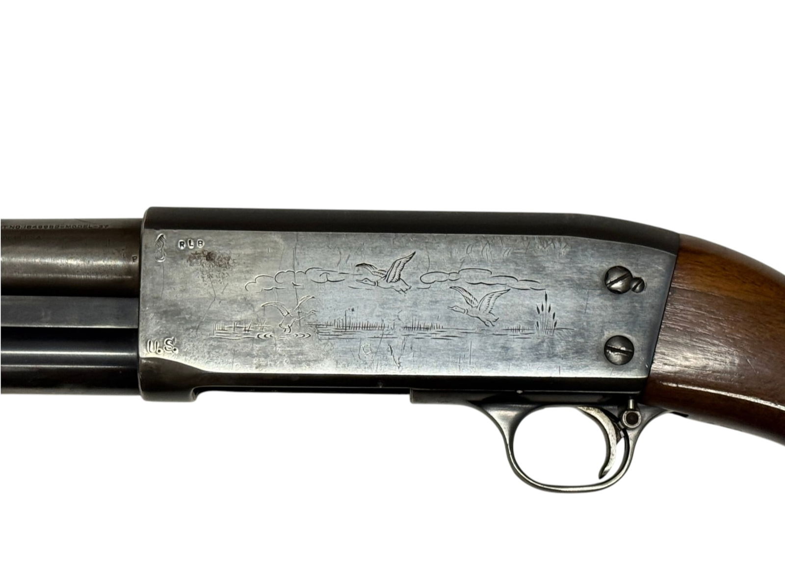 WWII Ithaca Model 37 Trench Pump Action Slamfire 12 GA. Shotgun - 16