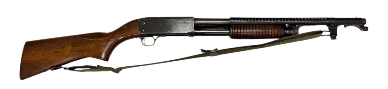 WWII Ithaca Model 37 Trench Pump Action Slamfire 12 GA. Shotgun - 2