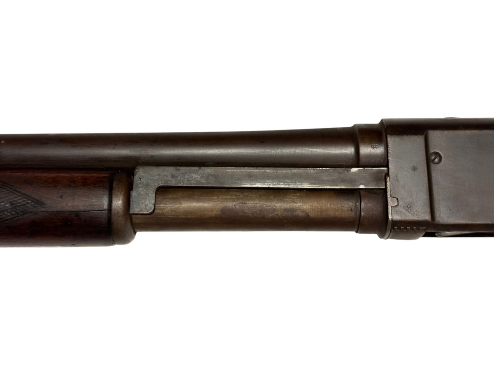 Antique J. Stevens Model 1907 12 GA. Pump Action Shotgun - 8