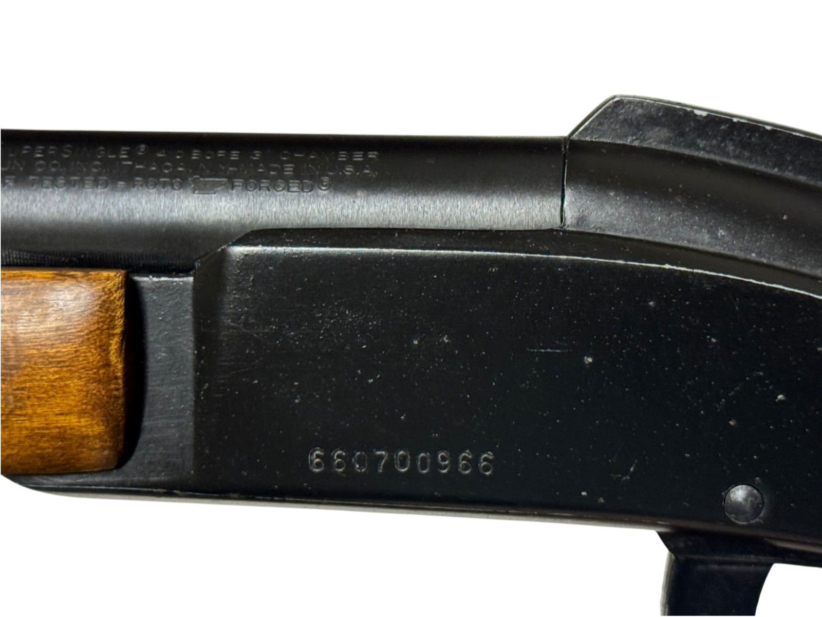 Excellent Ithaca Model 66 Supersingle 410 GA. Lever Action Shotgun - 4